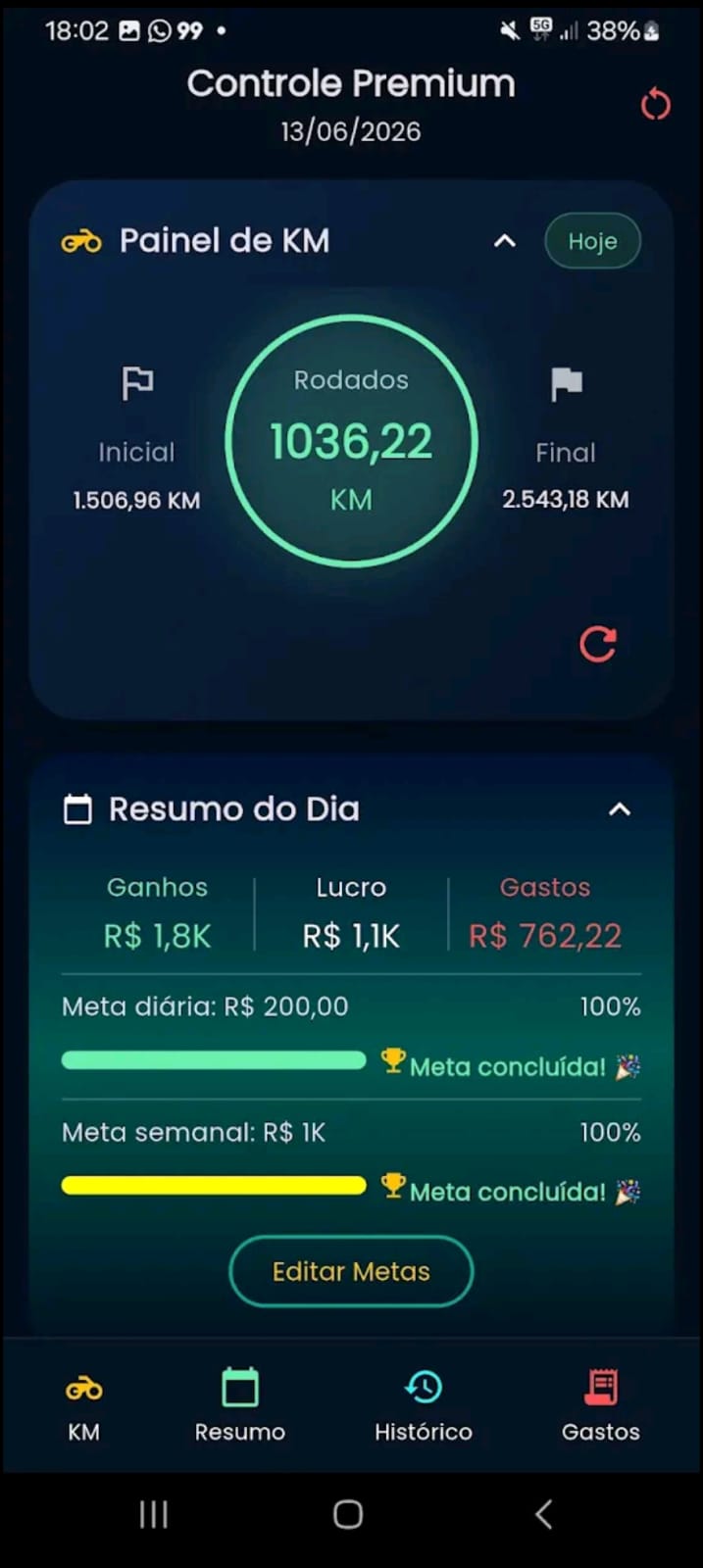 Tela Inicial